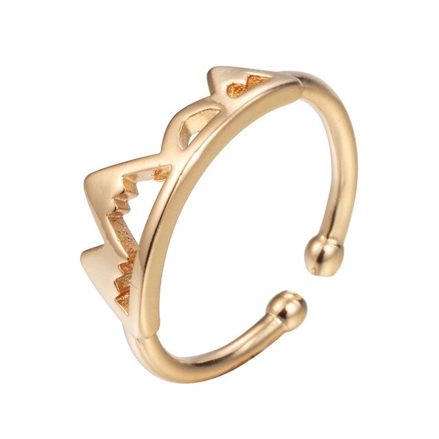 Charm Gold Knot Rings for kids