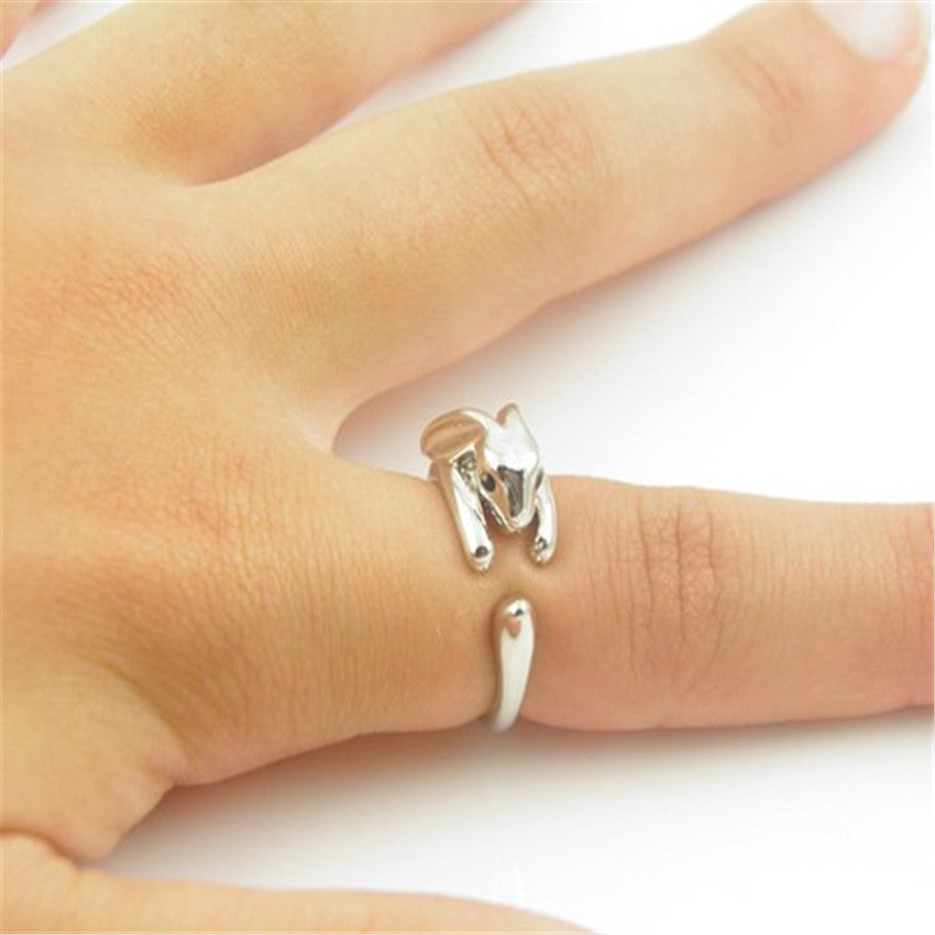 Bunny Rabbit Radish Dainty Detail Ring