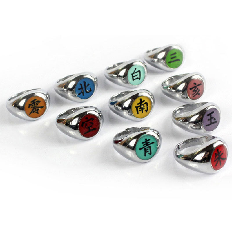 Naruto Akatsuki cosplay Rings