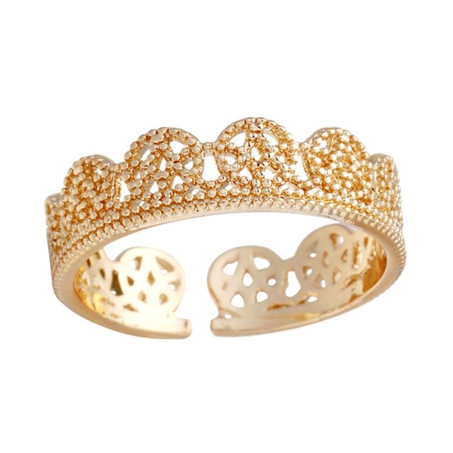 Charm Gold Knot Rings for  kids