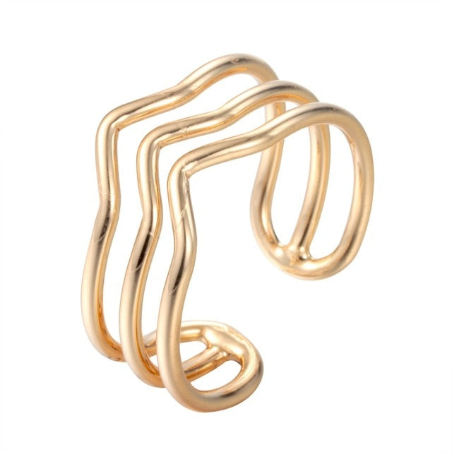 Charm Gold Knot Rings for  kids