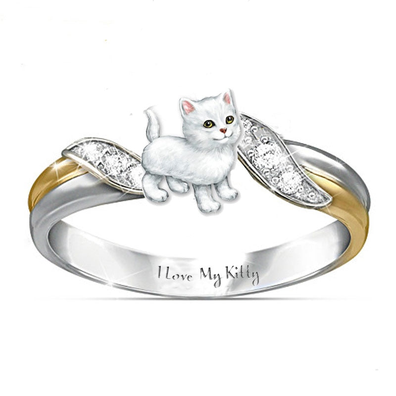 I love my kitty Cat Ring