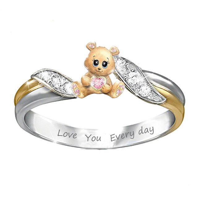 Lovely Crystal Children's Ring