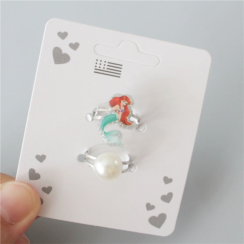 Mermaid Opening Rings for Kids Girls