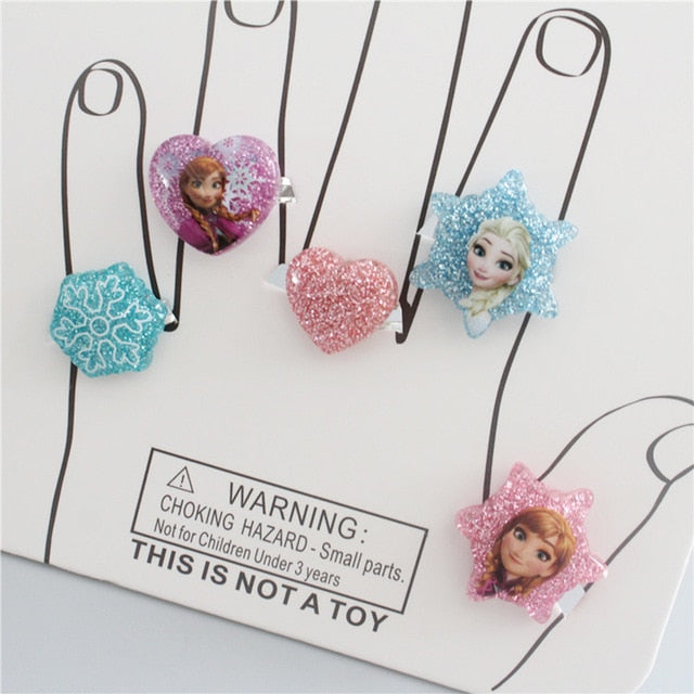 Mermaid Opening Rings for Kids Girls