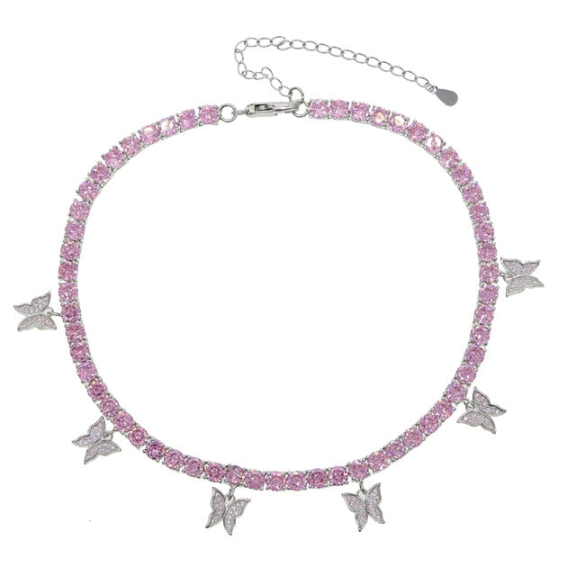 Luxury charm choker necklace