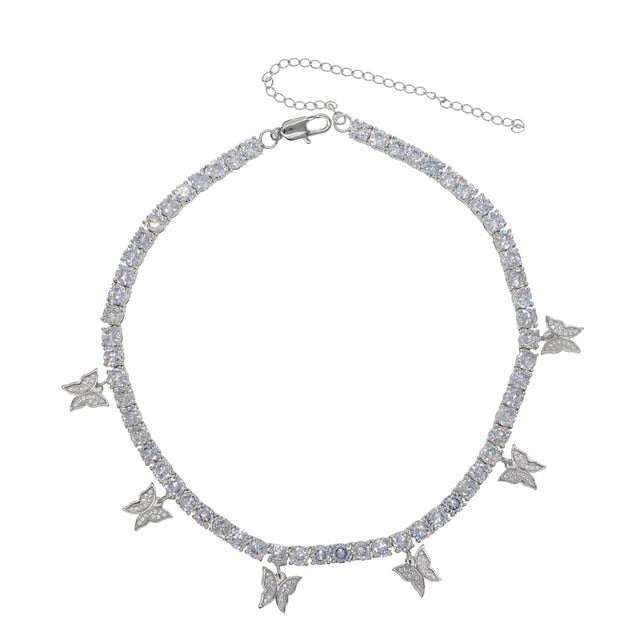 Luxury charm choker necklace