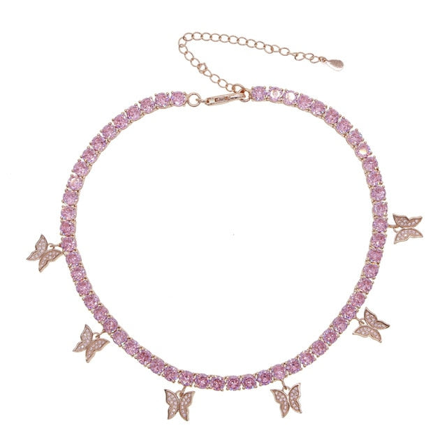 Luxury charm choker necklace